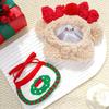 Pet Christmas Costume Reindeer Antler Headband Cosplay Outfit for Dogs Cats Winter Warm Trendy Pet Accessory Christmas Supplies
