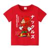 Sonics Anime T-shirt for Children New Round Collar Clothing Kid Short Sleeve Cartoon Partern Clothes Fashion Sunmer Tee Top Gift