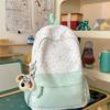 Schoolbag Simple Bear School Bag Premium Sense Backpack College Student Commuter Junior High School Girls School Bag Japanese and Korean Simple Backpa