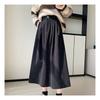 Navava Ns396 Casual Corduroy Skirt Back Banding