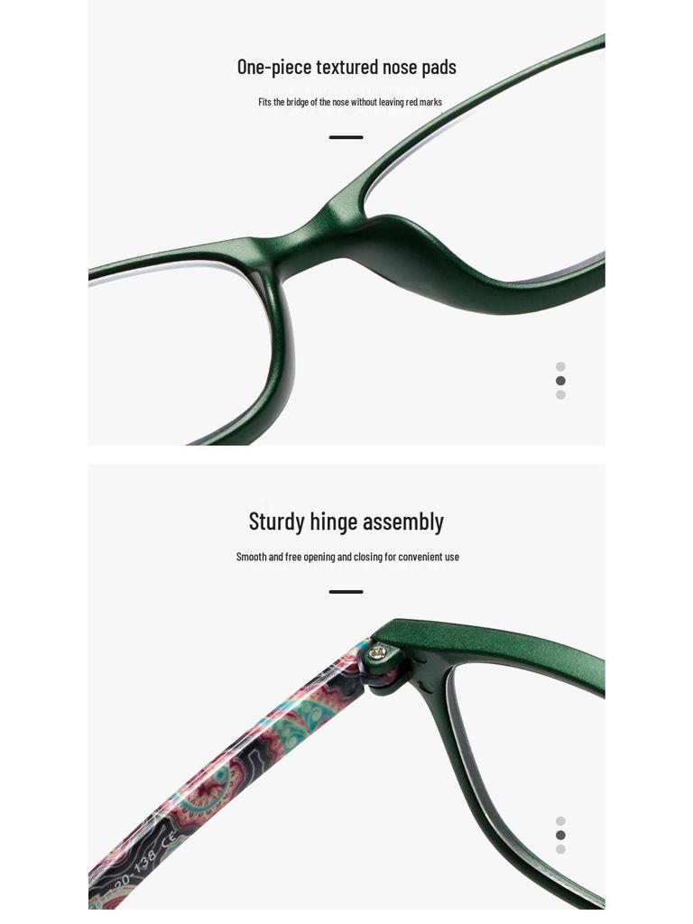 Ultralight Fashion Multifocal Reading Glasses: Dual-Use for Distance & Near, Anti-Blue Light, Stylish for Seniors.