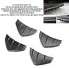   Rr Spoiler   Fin Tail Lower Bumper Lip Diffuser Splitter with Buckle