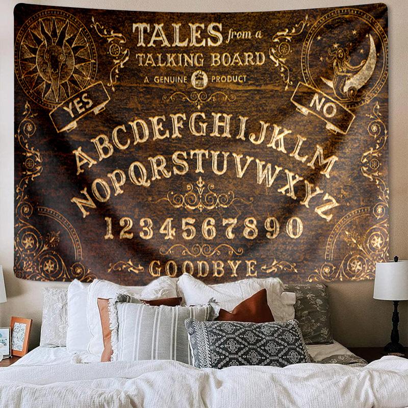 Spirit Board Divination Tapestry Room Decoration Wall Hanging for Living Room Bedroom, Dormitory, Birthday and Christmas Gifts