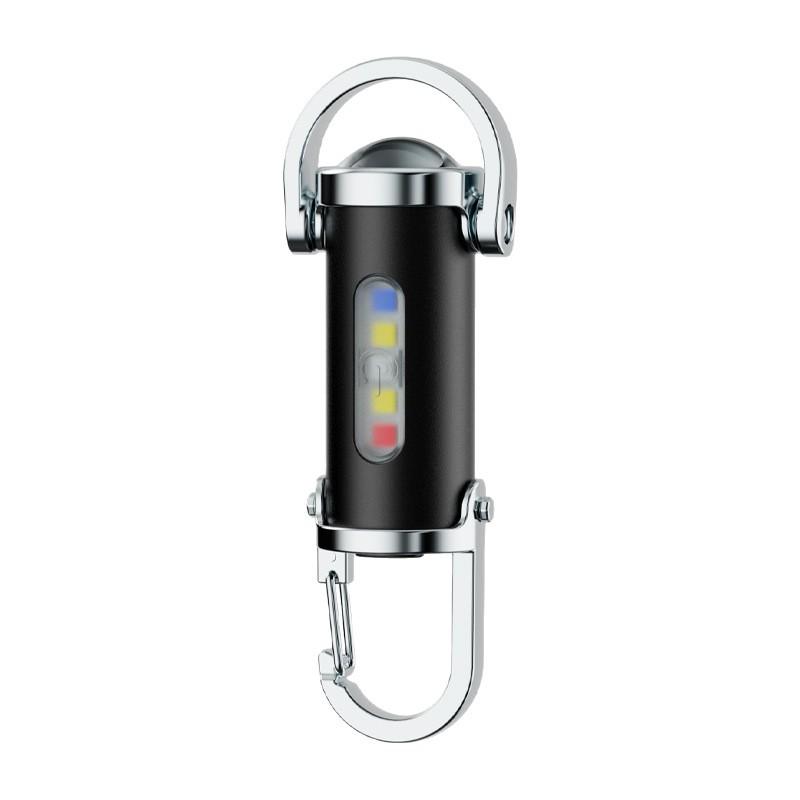 Portable Waterproof Keychain Flashlight – Multifunctional, Rechargeable Emergency Light