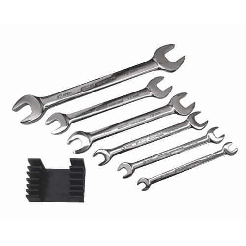 SK11 (SK11) Double-Ended Wrench Set, Gunmetal Finish, 6-Piece Set, SSW-06GMS
