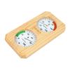 2-in-1 Hygrometer/hygrothermograph for Sauna, Made of Wood, Easy to Install. Temperature And