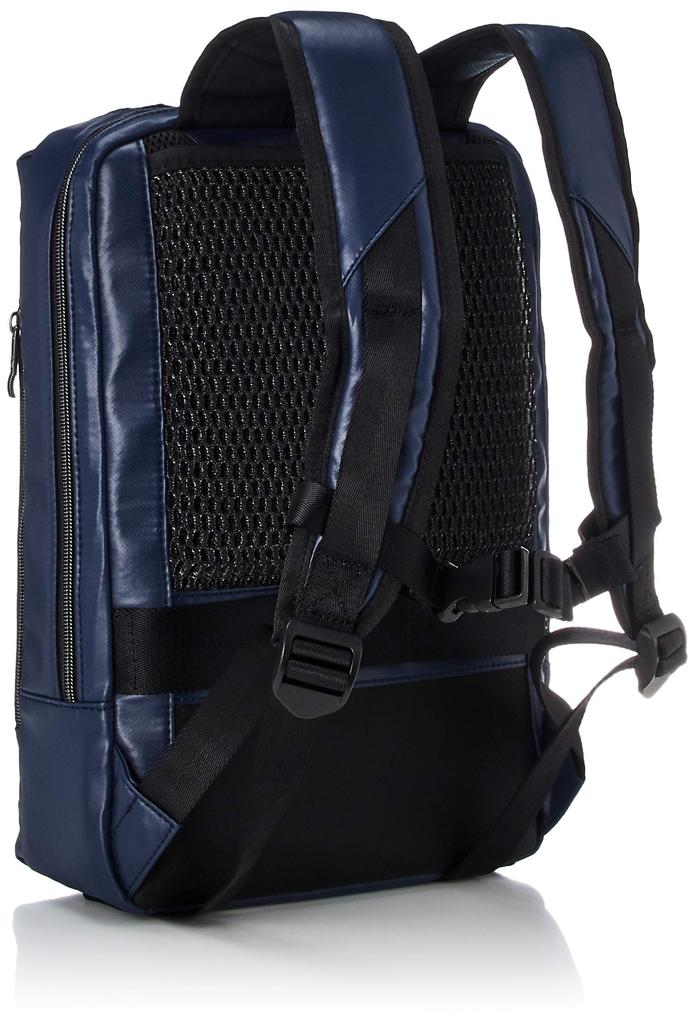 Hideo Wakamatsu Antelia COOL Business Backpack, Ultra-Lightweight, Water-Repellent, A4 Size, Navy