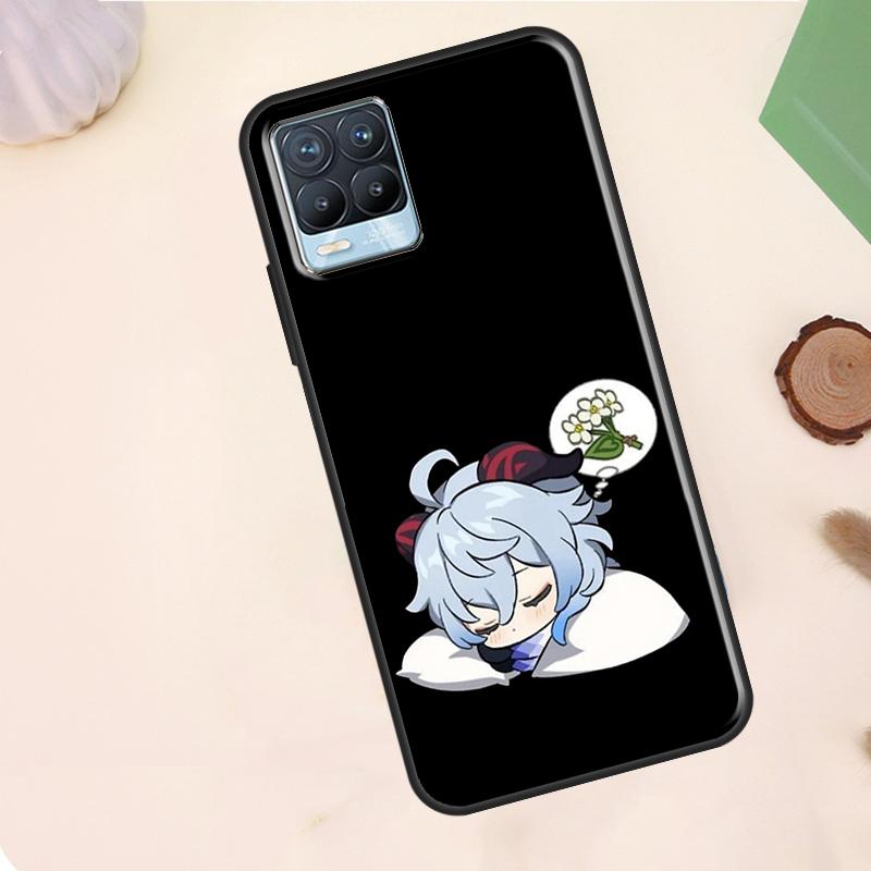 Genshin Impact GanYu Game Case For Realme C67 C71 C63 C61 C55 C51 C53 C35 C65 C75 11 12 13 14 Pro Plus GT6 GT7 15 Pro