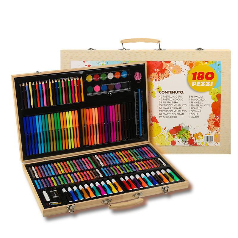 208 Watercolor Pen Set with 150 Brushes - Children's Day Painting Set, Colored Pen Gift for Kids