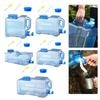 Water Dispenser Carrier with Faucet Large Capacity Emergency Water Barrel Container for Vehicle Car Outdoor Camping Bucket