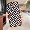 Checkerboard Sunflower Phone Case For iPhone 17 Air 16 14 13 11 15 Pro Max mini 15 16 Plus 16e Protective Cover