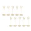 10Pcs Table Card Holder Reusable Metal Iron Place Stands Display Clips for Weddings Events Restaurants Parties