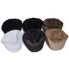New Fashion Flat Caps Men Vintage Beret Casual Women Newsboy Cap Single Layer Cotton Cloth Visor Hats Ladies Elastic Head Circum