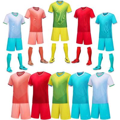 Football Jersey Set Men'S Training Jersey Printed Jersey Children'S Adult Sports Jersey Football Men'S Jersey