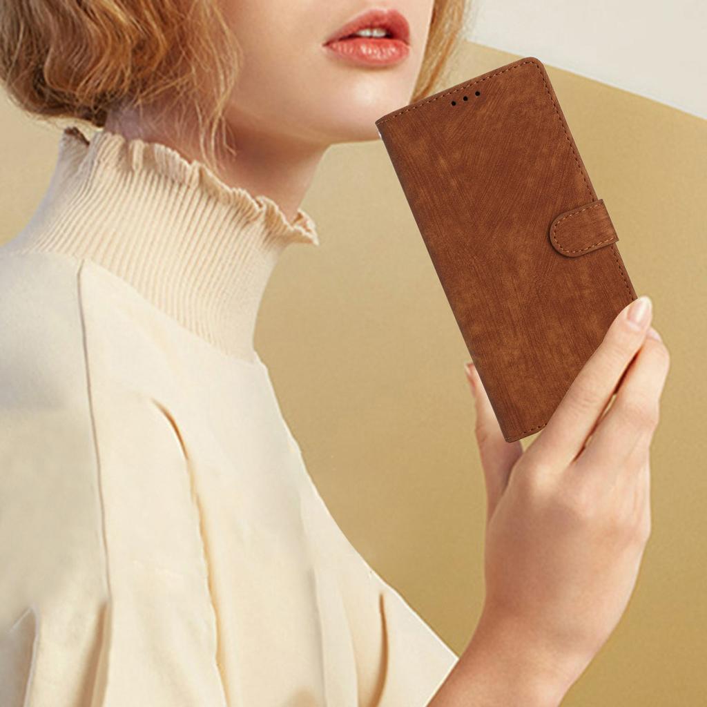 For Xiaomi Poco C75 4G/Redmi 14R 5G/14C 4G Case with Card Clots Skin-Touch PU Leather Phone Cover Stand