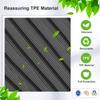 for Volvo EX30 2024 2025 Car Floor Mats Cargo Liner Trunk Pad TPE 3D Foot Mat Waterproof Odorless Tray Set BLACK