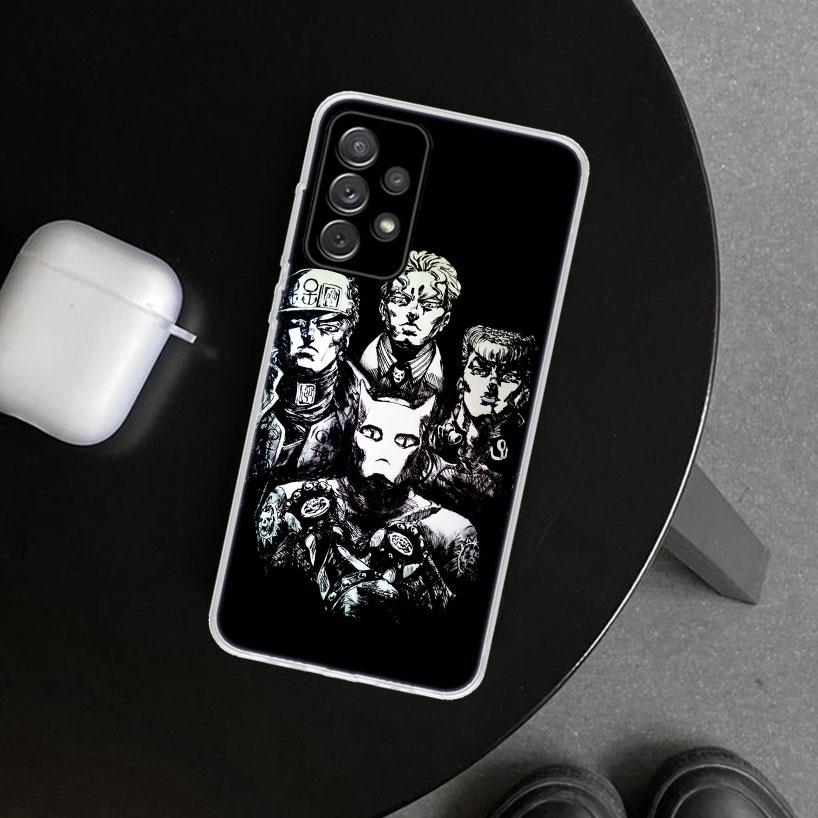 JoJo Kira Yoshikage Killer Queen Phone Case Cover for Samsung Galaxy A12 A22 A32 A52 A72 A02S A51 A50S A31 A20S A10S Note 20 Ult