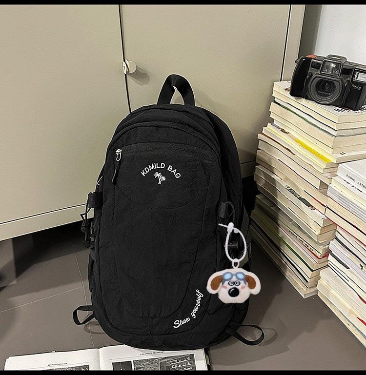 Schoolbag New Mori Ins High Value Fresh and Sweet Contrasting Color Splicing Backpack Couple Light Travel Mountaineering Backpack
