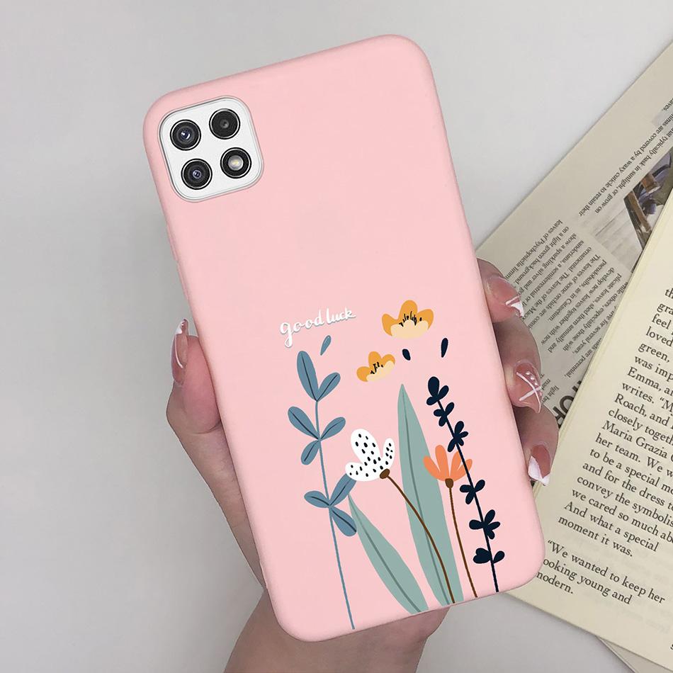 For Samsung Galaxy A22 A22s F42 5G Case Cute Avocado Silicon Back Soft Phone Cover For Samsung A 22 A 22s F 42 5G Colorful Shell