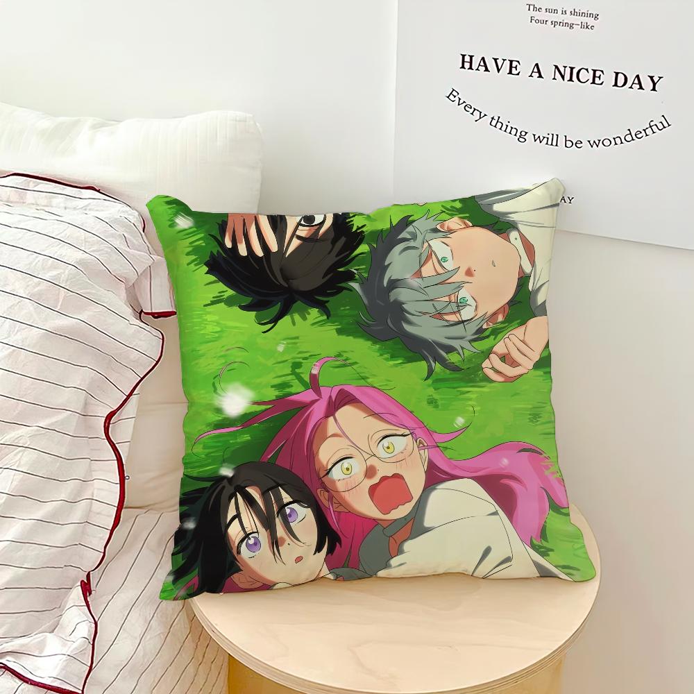 Game A-Alien Stage Sua And Mizi Cushion Sofa Living Room Bedroom Headboard Backrest Cushion Square Cushion Nap Time Pillow Case