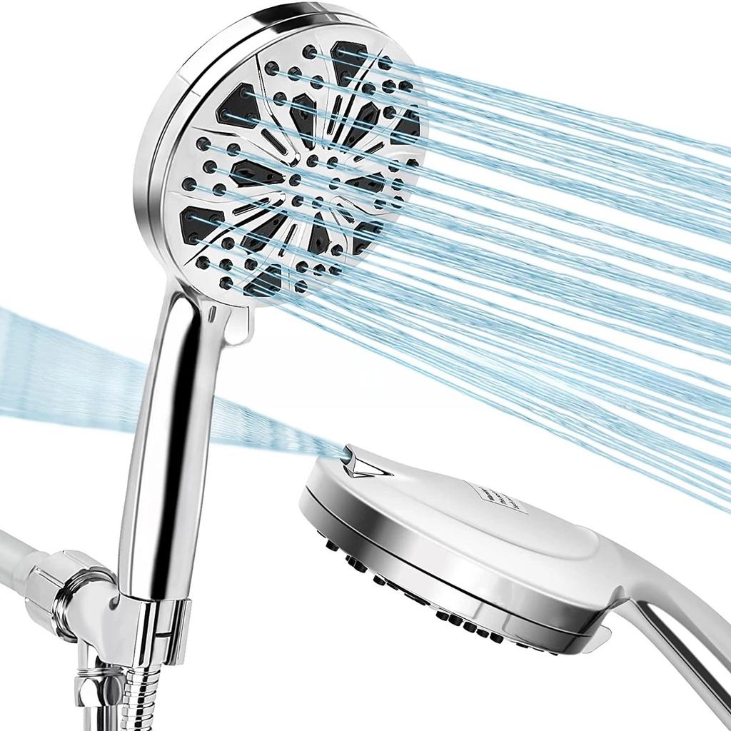 Doccia Potenziatore di Bellezza Filtrata 8+2 presenta Doccia a Pressione Doccetta con Pistola a Spruzzo Acqua