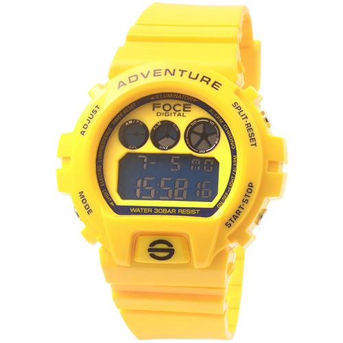 [FOCE] FOCE Unisex Sport Urethane Band Digital Watch FD121YL FD121YL