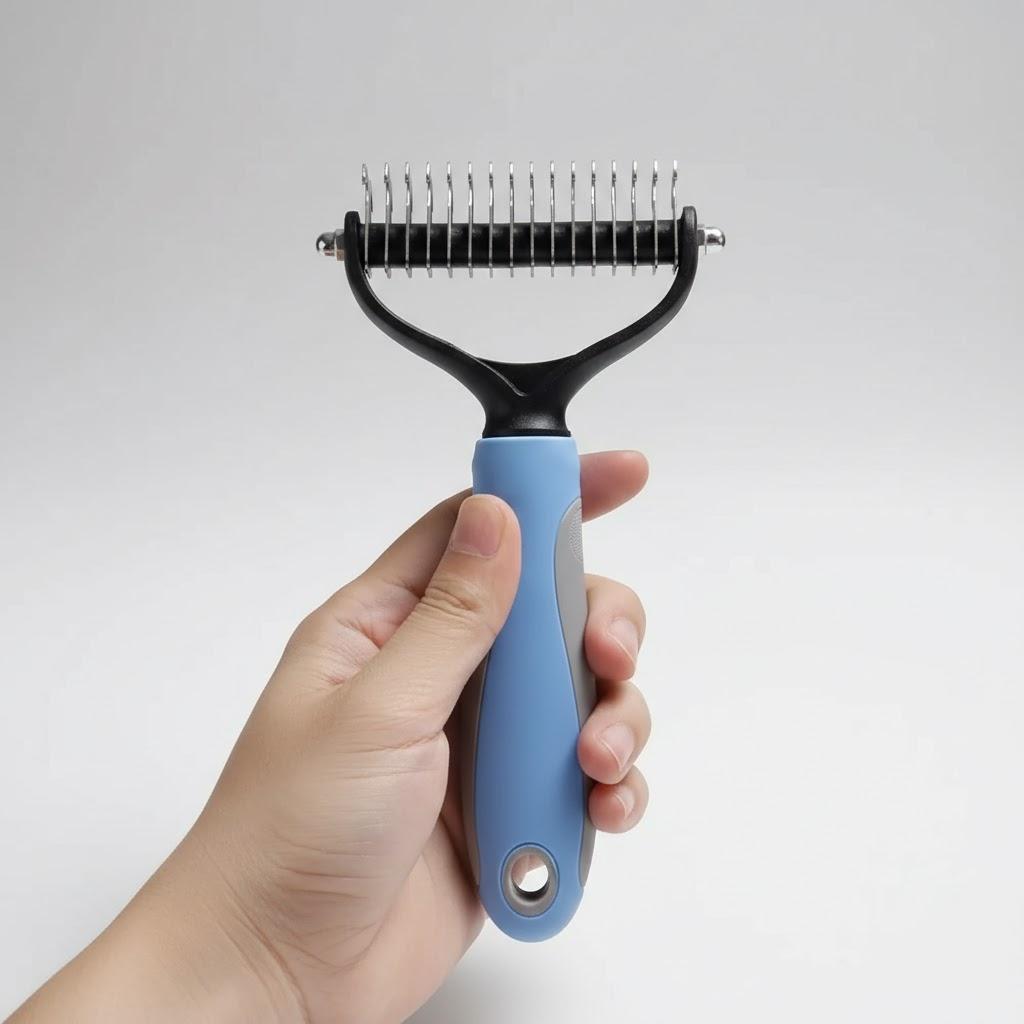 Double-sided Dog Grooming Brush Pet Hair Removal Comb for Cats and Dogs Efficient Shedding Tool 1PC S L