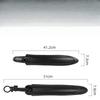 1 Pair Bicycle Mudguards Front Rear Set Durable PP Mountain Bike Fenders for 26-29 Inch Mountain Bikes