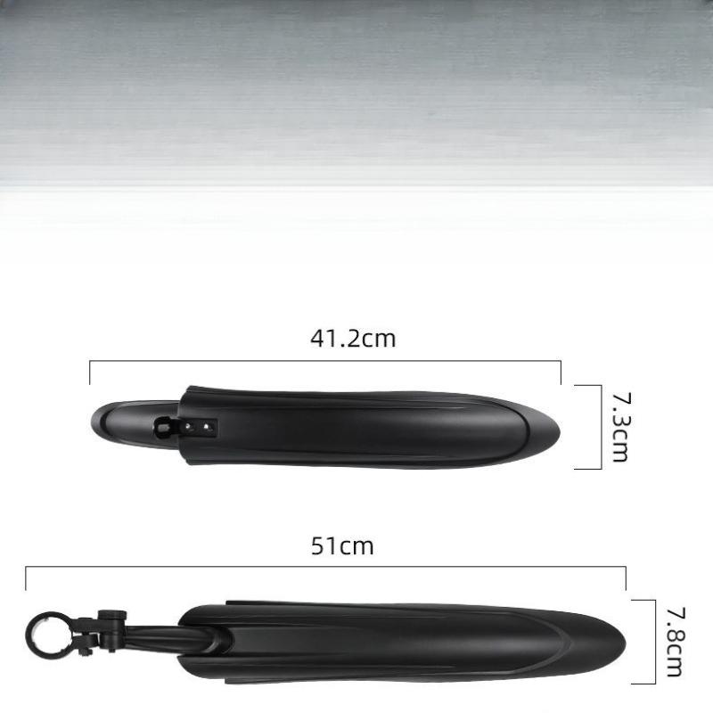 1 Pair Bicycle Mudguards Front Rear Set Durable PP Mountain Bike Fenders for 26-29 Inch Mountain Bikes