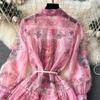 Robe de fée Vintage en dentelle pour femmes, Patchwork, robe de soirée élégante, mi-longue, avec nœud, mode coréenne, une pièce, douce, automne 2024