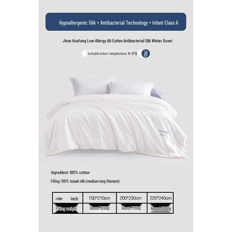 Mercury Home Textiles Infant A-Class 100% Silk Comforter
