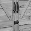 Garden Shed Gray 106 x 56 x 176.5 cm Solid Spruce Wood