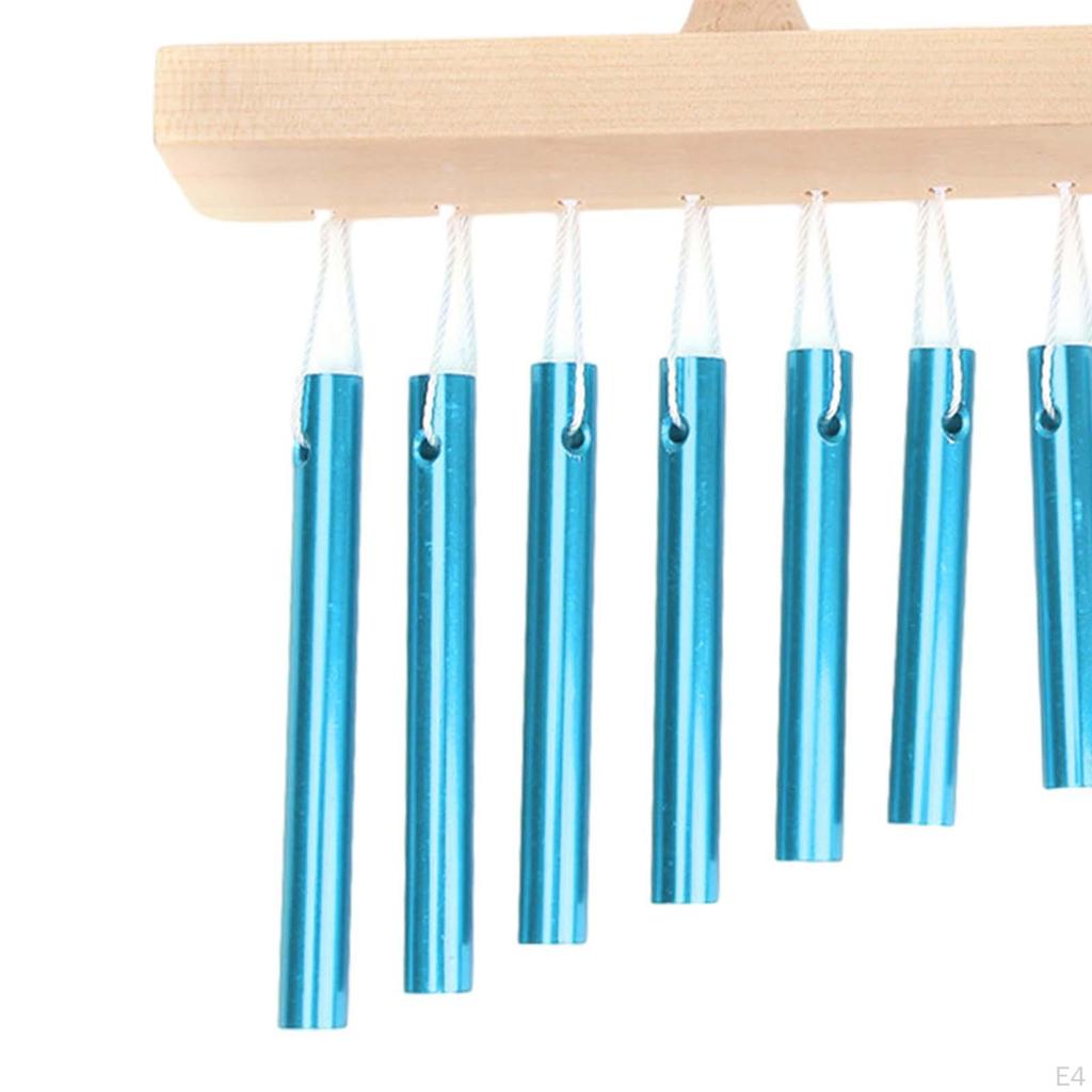 -Percussion, -Preschool Toys, 8 Tone Aluminum Alloy Wind Chimes, Kids Percussion Tube Instrument for