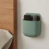Wall Mount Remote Holder Punch Organizer Box No Required for Living Room,