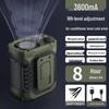 High-Speed Portable USB Waist Clip Fan for Outdoor Use