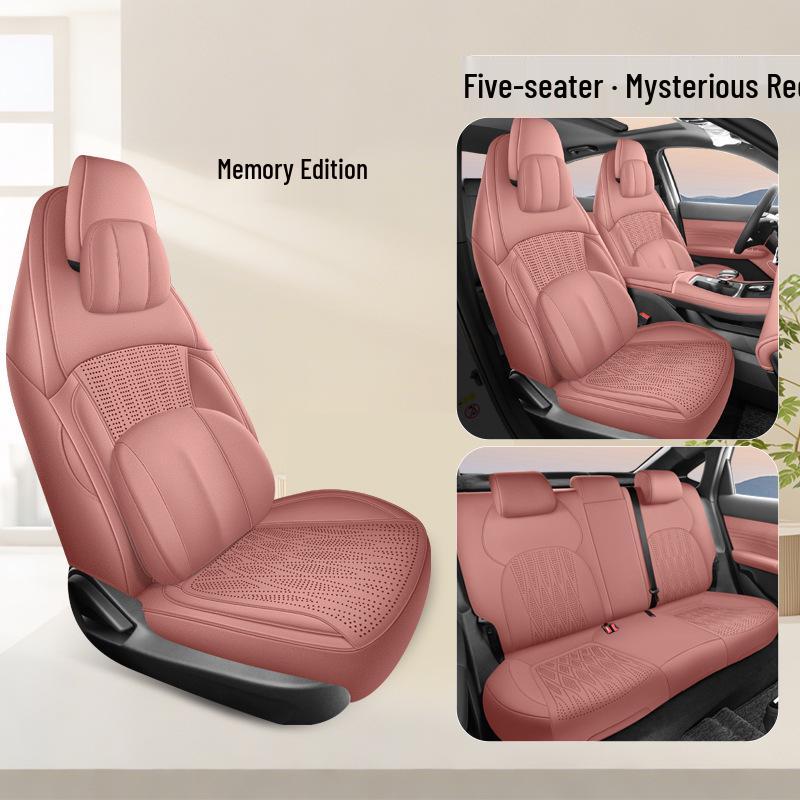 Perforerade Sadelöverdrag i Mocka för 4:e Generationens Changan Eado