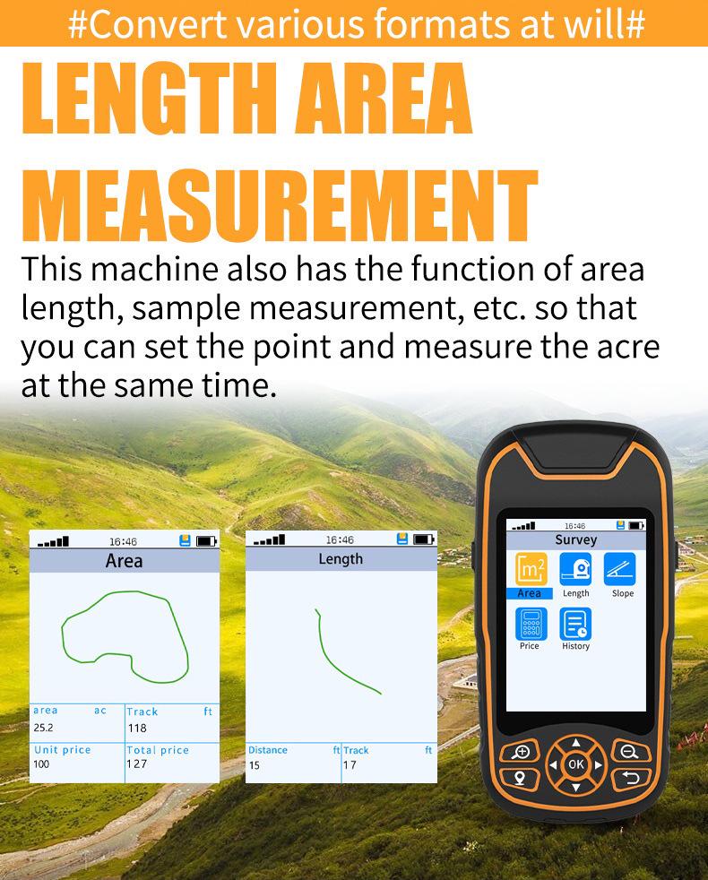 Zhuolin A8 Handheld GPS Locator - English Version, Outdoor Navigator & Latitude/Longitude Measurer