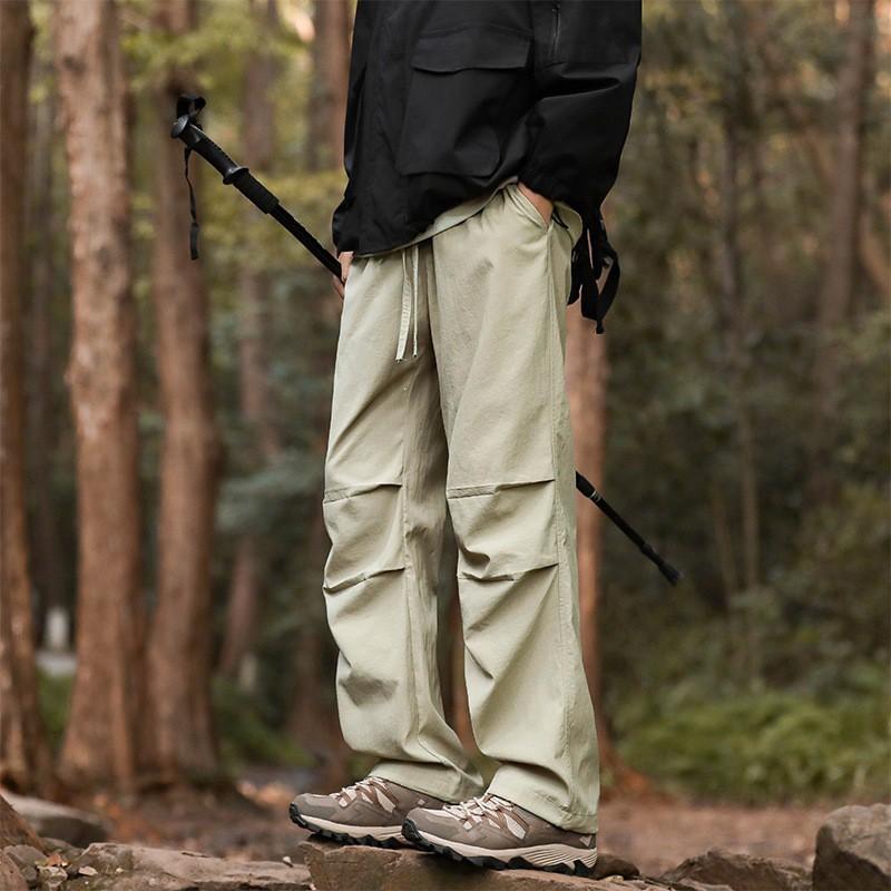 Mens Lightweight Waterproof Hiking Pants Outdoor Trail Trousers Breathable Windproof Trekking