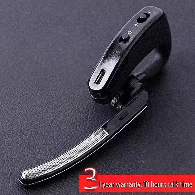 V8 Bluetooth Earbuds: Upgraded Wireless Clip-on Stereo Ear Hook for Android & Apple