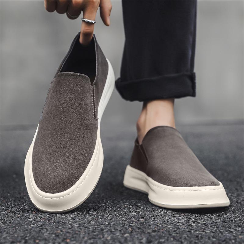 Men's Shoes 2024 New Spring and Autumn Breathable Sports Shoes Men's Versatile Men's Flat Shoes Casual Trendy Shoes 90084-J