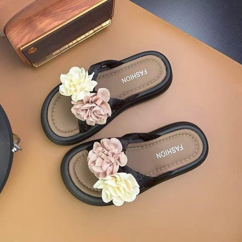 Platform Sandals Summer New Temperament Fashion One Pedal Cool Comfortable Skirt Slippers Light