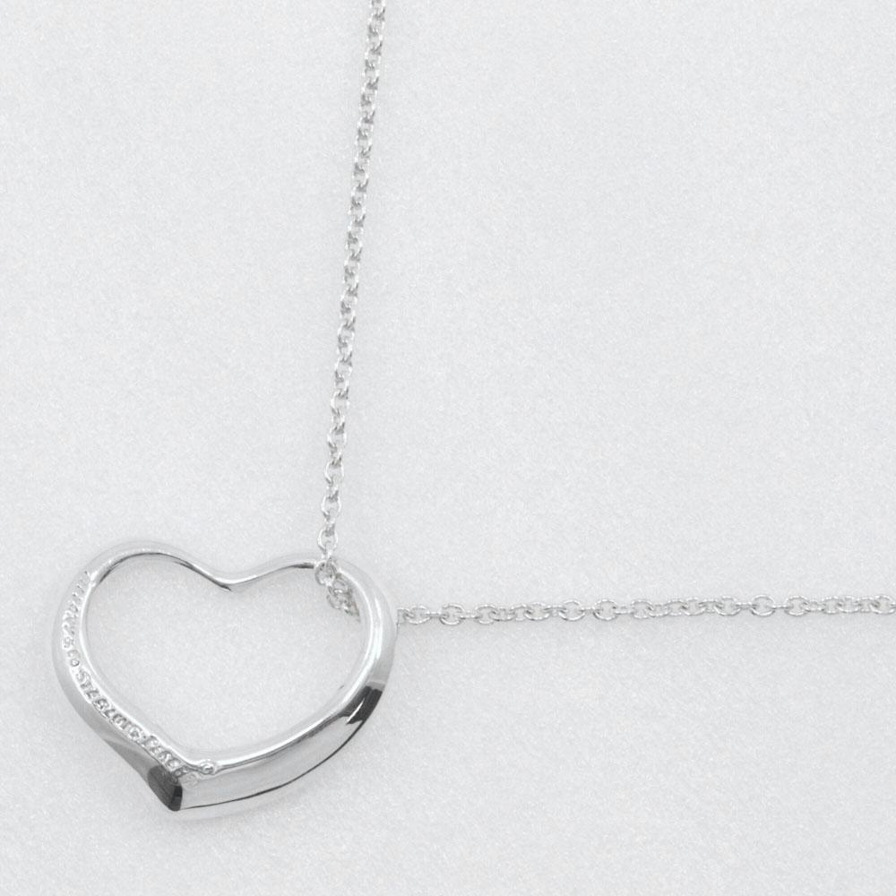 TIFFANY&Co. Colier inimă deschisă Elsa Peretti Argint925 inimă 4,8g Femei Folosit