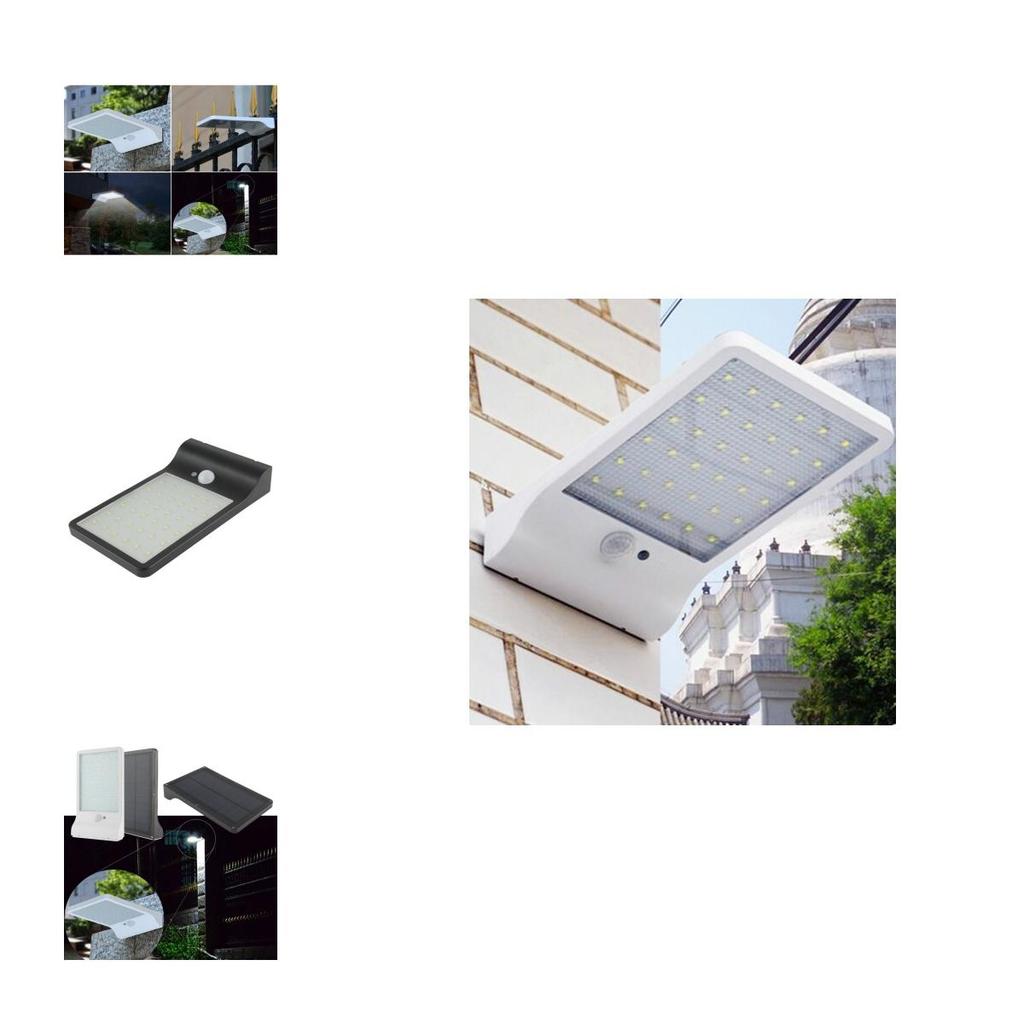 36 Led Solar Powered Motion Sensor Garden Security Lamp For Outdoor Waterproof Illumination