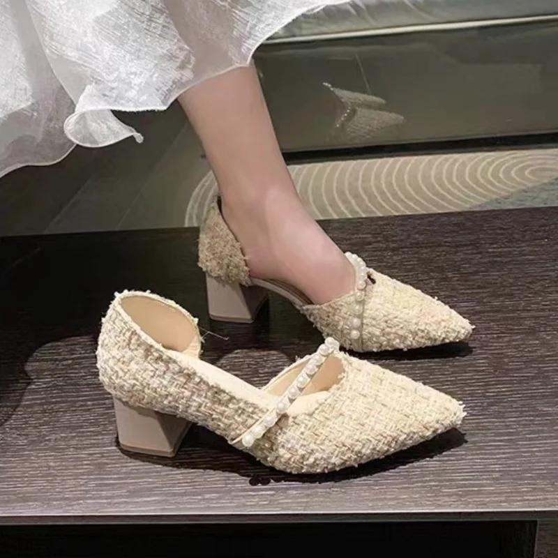 Women Pumps Pointed Toe High Heels Single Shoes for Woman New Elegant Dress Shoes Shallow Wedding Shoes Ladies Office Party Shoe