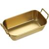 Silver Gold Fried Food Trays Stainless Steel French Fries Plate Durable Snack Basket  Hot Pot