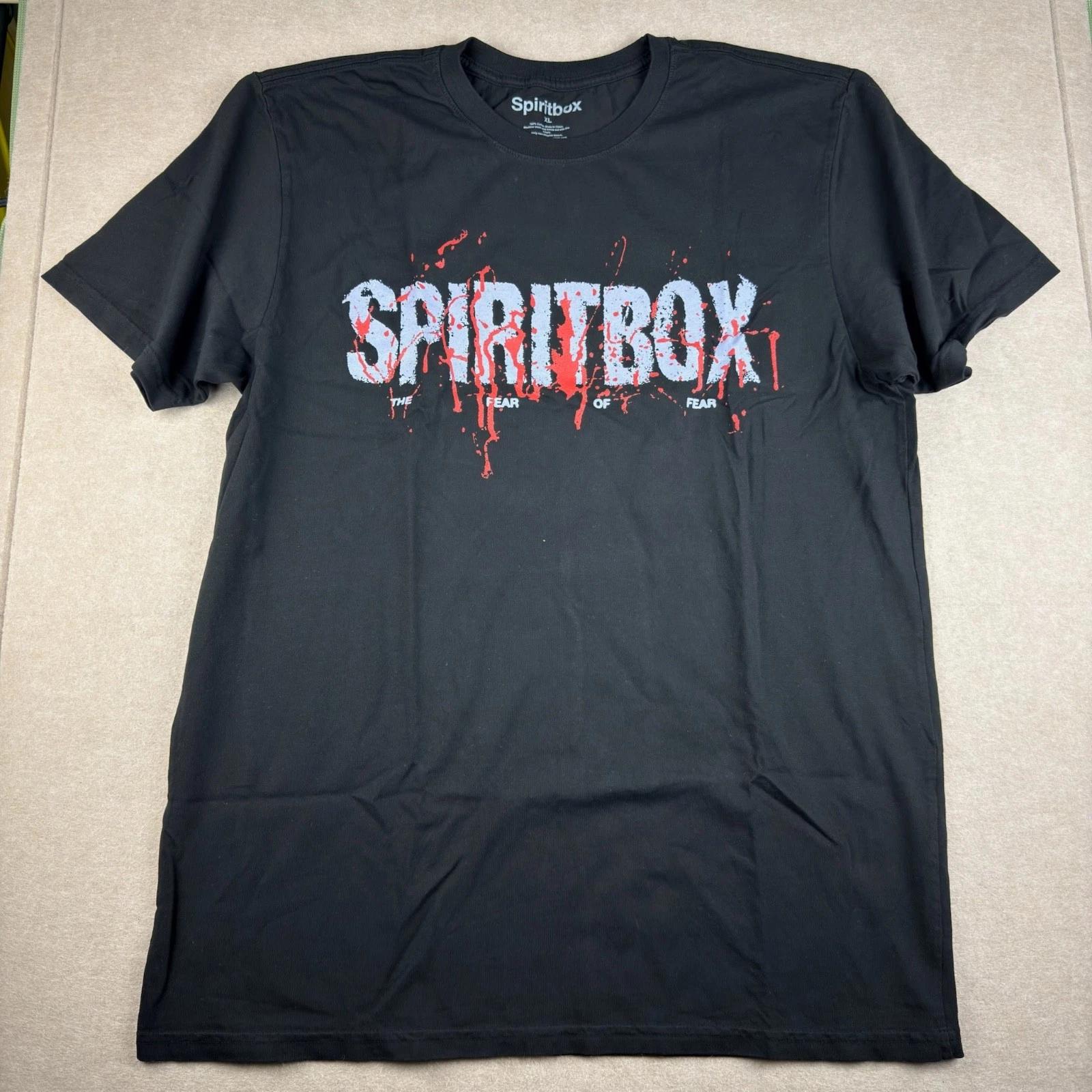 

Spiritbox Fear of Fear Graphic Tee Unisex XL Black Metal Band Short Sleeve Shirt XL