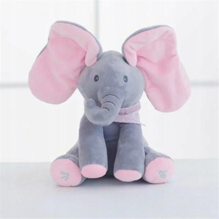 Interaktiver Elefant Akuku Plüschelefant Maskottchen Weicher Rosa