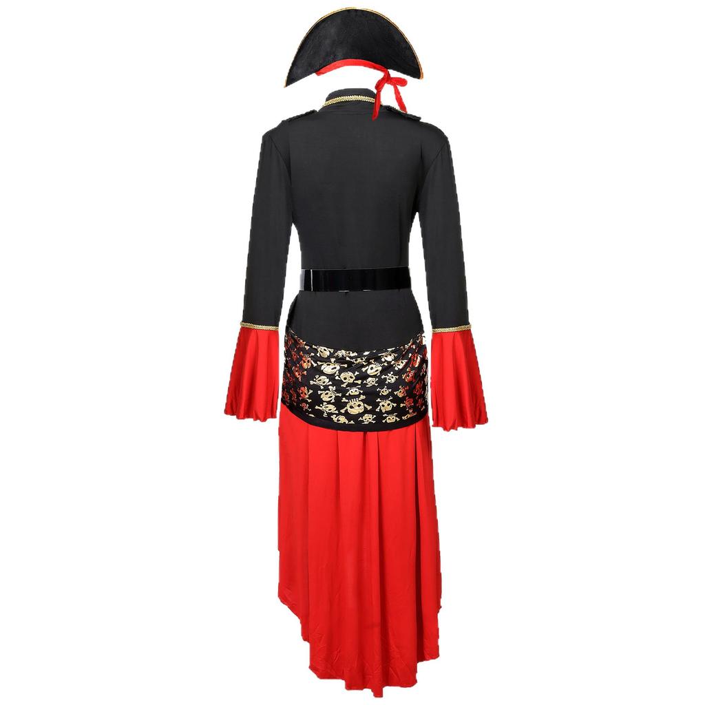 Women's Plus Size Pirate Costume, S-3XL - European & American Style, Sexy Halloween Cosplay Outfit