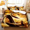 2026 Hot Sale Japanese Anime Dragon Ball Son Goku Bedding Set Quilt Cover Twin Full Bedroom Bed Decor for Teens Best Gifts