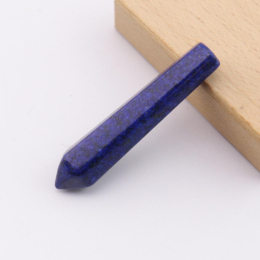 Crystal Jade Single Point Hexagonal Pillar Pendant - 1*5cm Accessory